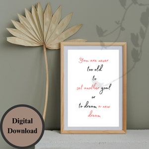 Inspiration quotes wall art, wall art, wall decor, home decor, Instant Download