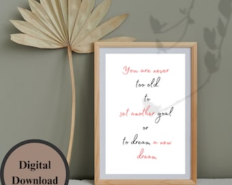 Inspiration quotes wall art, wall art, wall decor, home decor, Instant Download