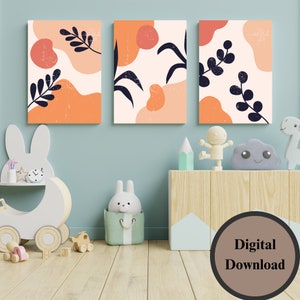 3 Set Abstract Wall Art, Wall Art, Wall Decor, Home Decor, Office Decor, Digital Download