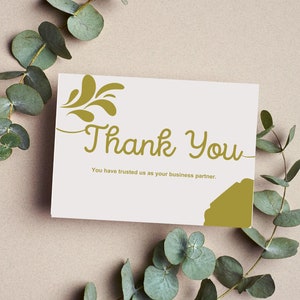 Small Business Thank You Card Template, Printable Business Thank You Card Thanks For Your Purchase Card, Printable Thank You Package Insert