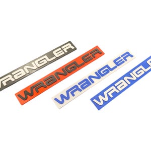 Custom Multicolored Wrangler Badge – Personalized & Unique!