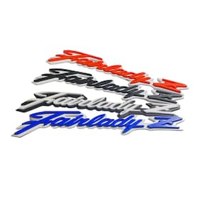 Custom Fairlady Z Badge –Personalize Your Car&#39;s Emblem with Custom Base and Lettering Colors