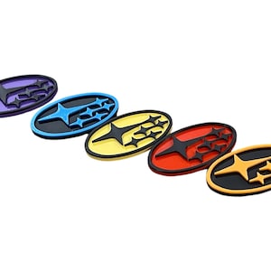 Custom Colored Subaru Badge – Emblem for WRX, STI, Forester, and More