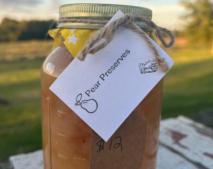 Pear Preserves (1 Quart)