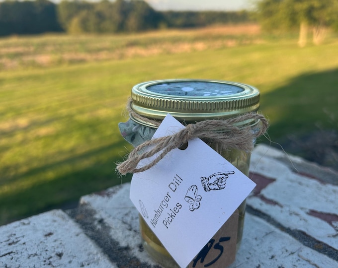 Hamburger Dill Pickle (1/2 pint)