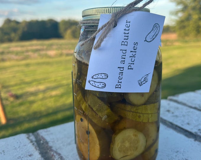 Bread and Butter Pickles (1 Pint)