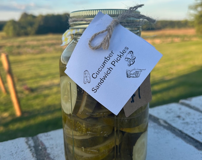 Cucumber Sandwich Pickles (1 Quart)