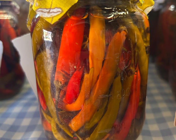 Pickled Cayenne Pepper (1 Pint)