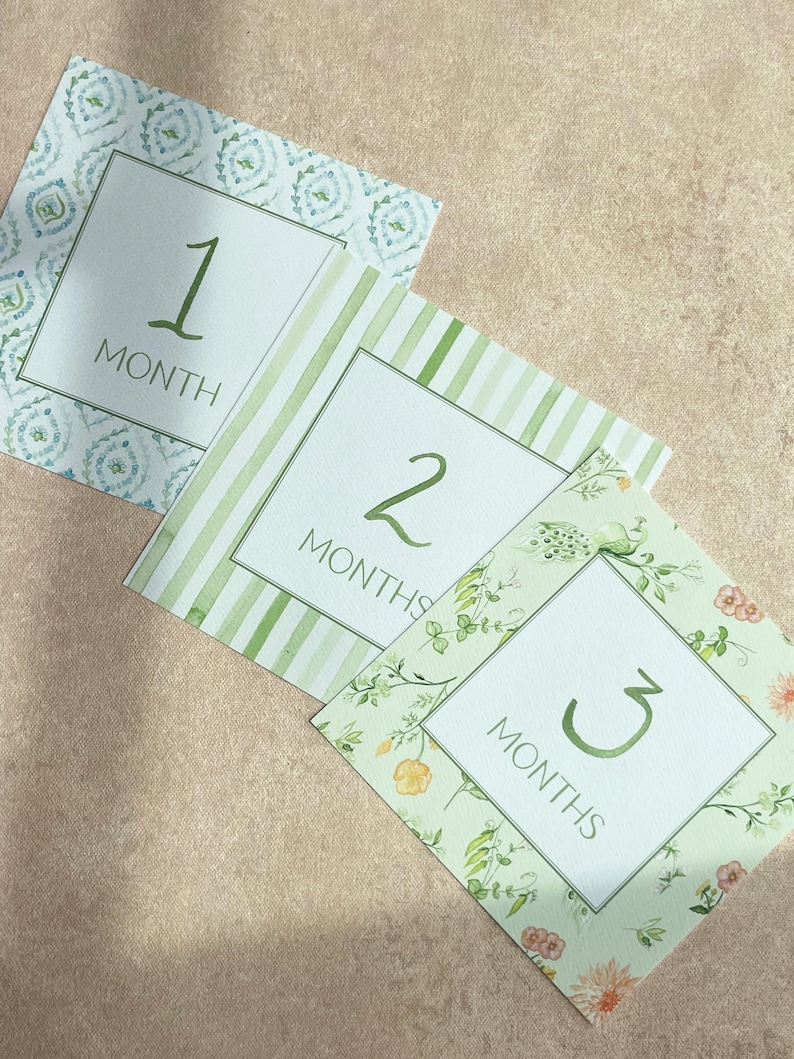 Gender Neutral Baby Milestone Cards - Etsy