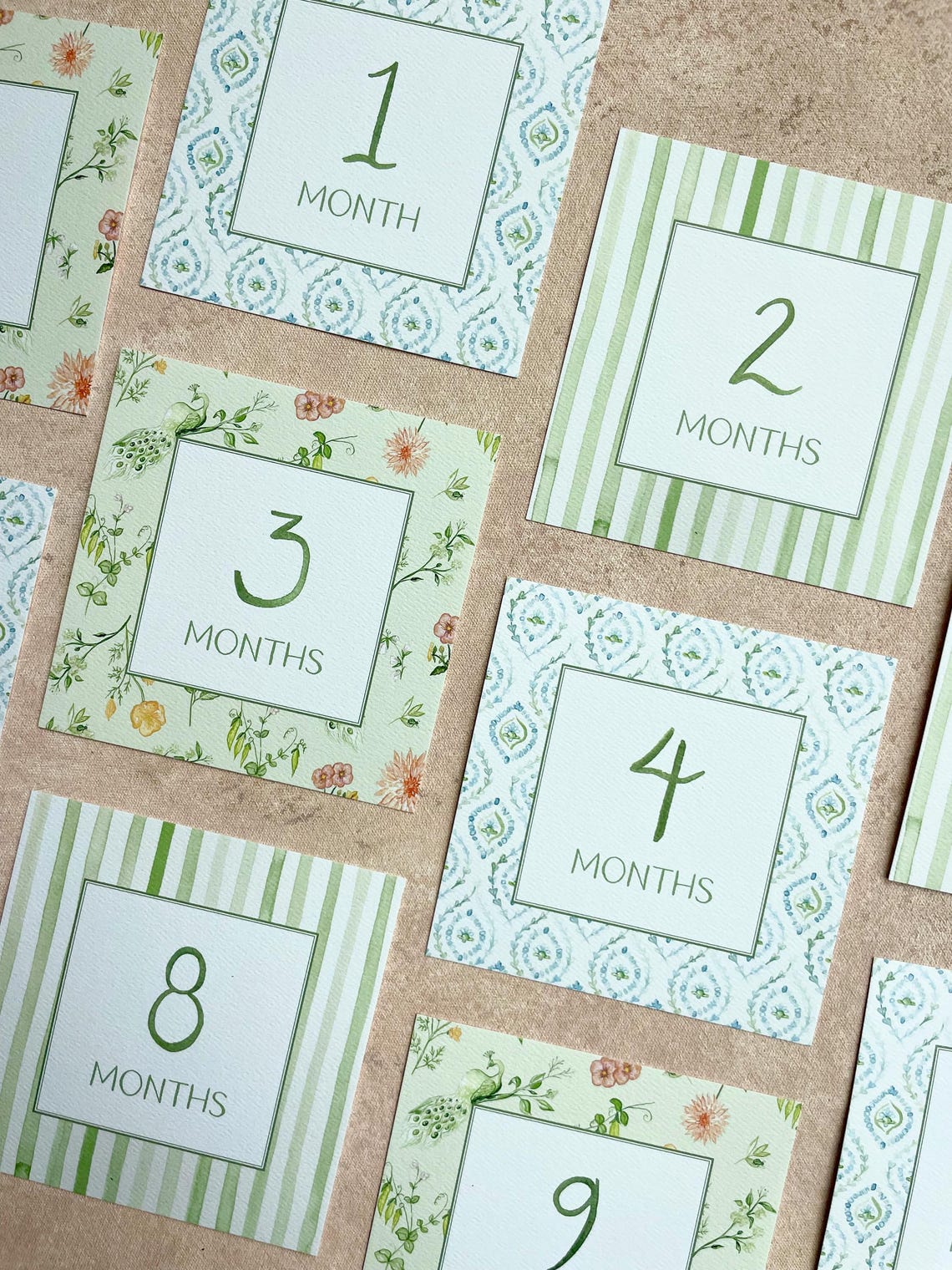 Gender Neutral Baby Milestone Cards - Etsy