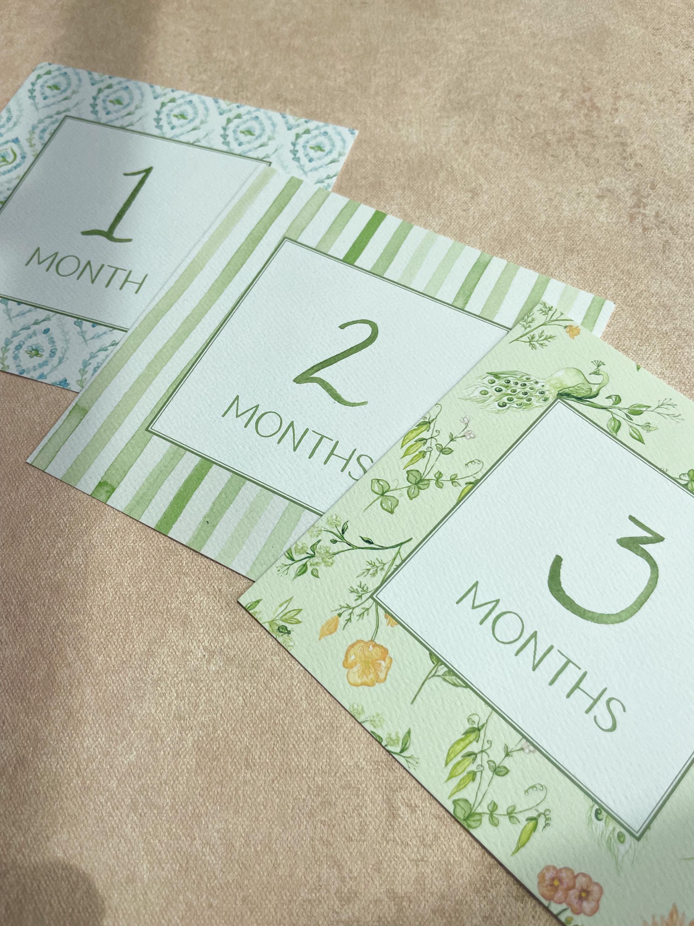 Gender Neutral Baby Milestone Cards - Etsy