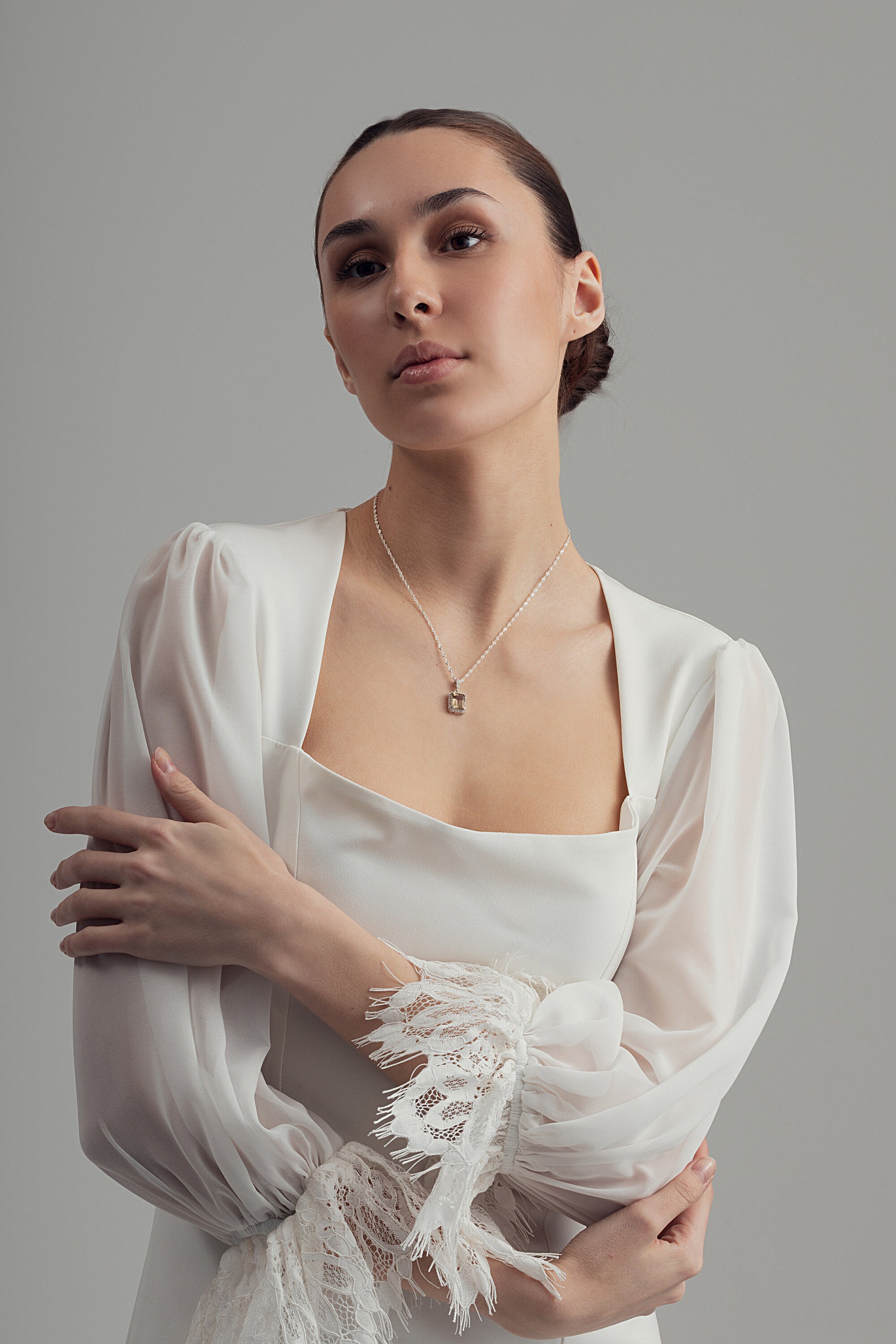 Pure Silver Dainty Chain Necklace Etsy