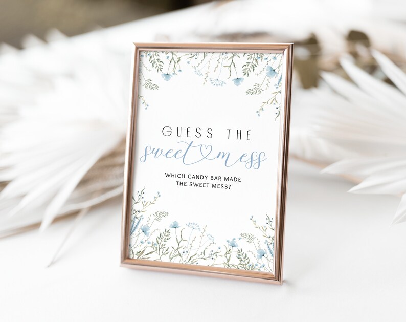 Dirty Diaper Baby Shower Game Ready to Print Floral Baby - Etsy