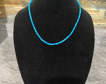 Neon apatite gemstone necklace