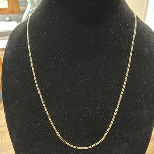 14k Gold chain necklace
