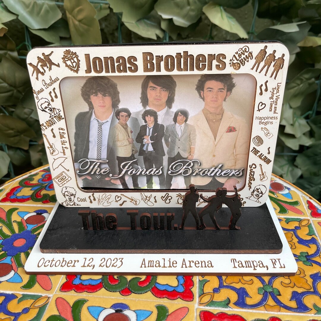 Jonas Brothers Picture Frame Five Albums One Night Tour Frame
