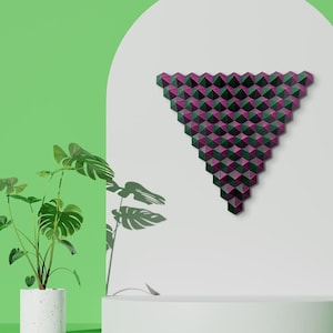 3D Wall Decor: Chameleon |  Wall Decor | Modern Art | Pop Art | Wall Sculpture | 3D Wall Art | Unique Sculpture | 3D Printed