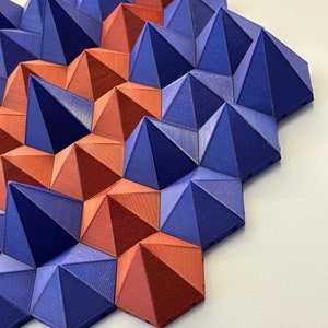 3D Sculpture: Perfect Unity II | Wall Decor | Modern Art | Wall Sculpture | 3D Wall Art | Unique Sculpture | 3D Printed