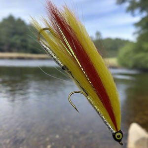 Mosca de pesca Streamer, Hairwing, Mickey Finn, Tandem, tamanho 4