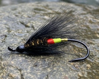 Atlantic Salmon Fishing Fly, Hairwing, Undertaker, Sizes 4-12