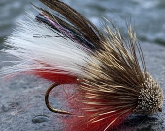Streamer Fishing Fly, Dale's Marabou Muddler, White