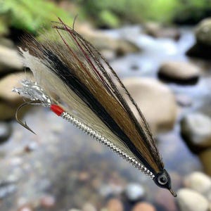 Streamer Fishing Fly, Hairwing, Black Nosed Dace, Single Hook, Sizes 2-4