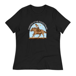 Camiseta holgada con logotipo de caballo de PSE para mujer