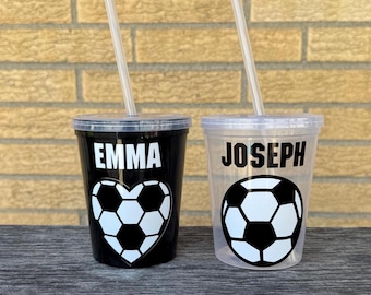 Personalized Soccer Party Cups:Sports Team Gifts