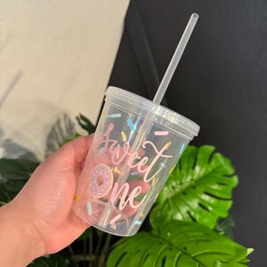 Sweet One Birthday Party Cups, First Birthday Favors