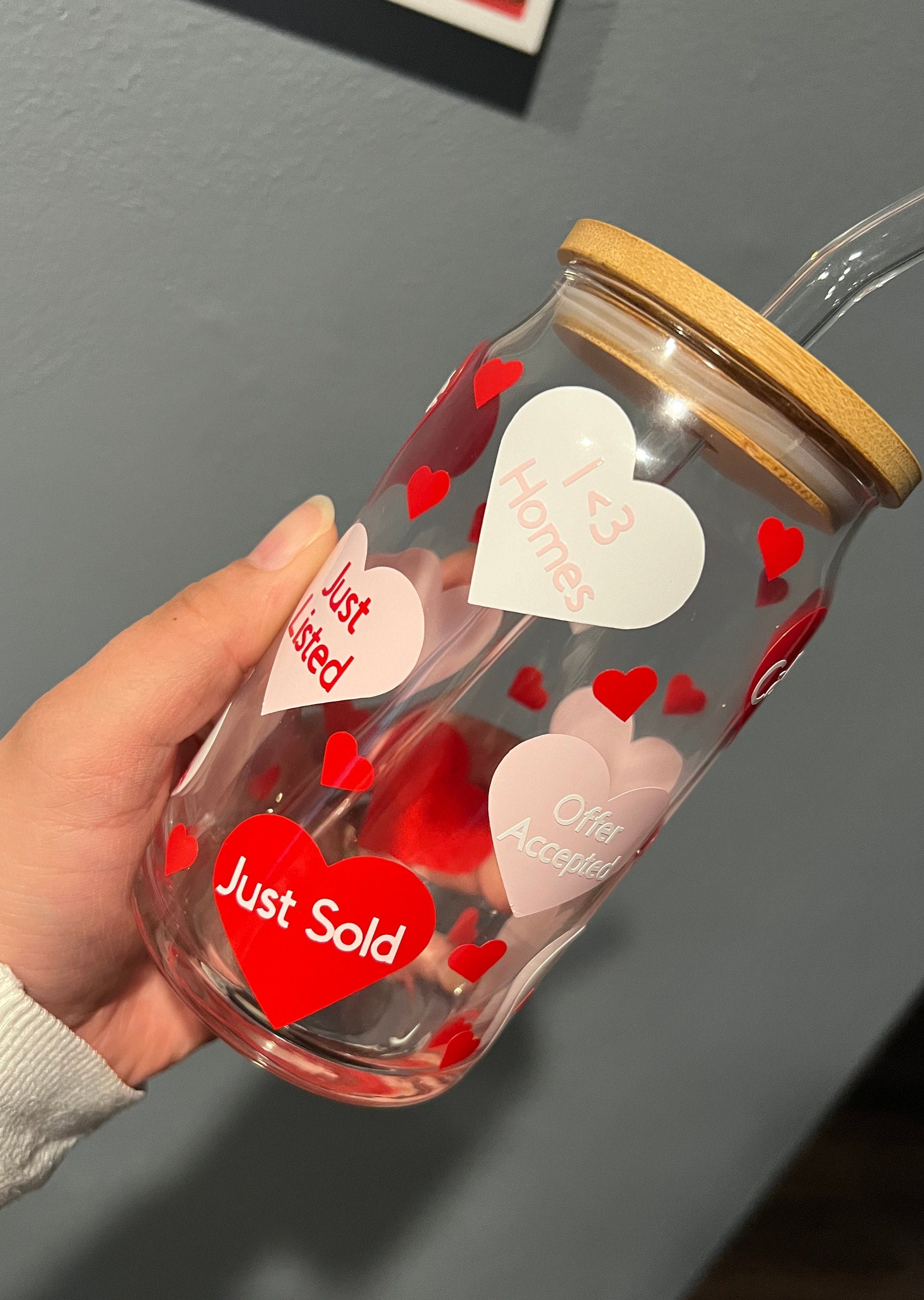 Valentines Real Estate Cup/ Realtor Gifts/realtor Pop Bys/broker Gifts