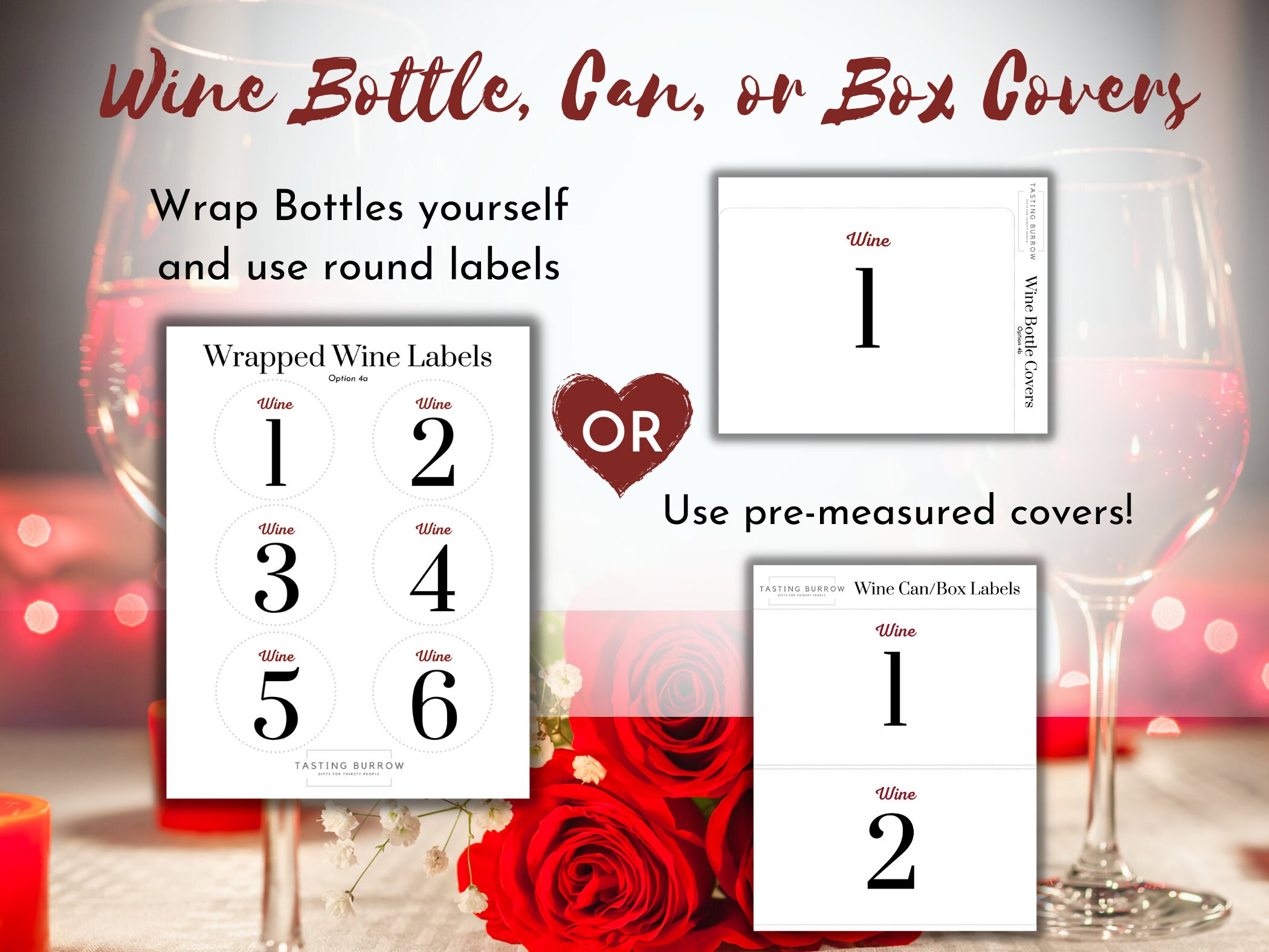 Wine Tasting Kit Blind Wine Tasting Party Wine Tasting Etsy
