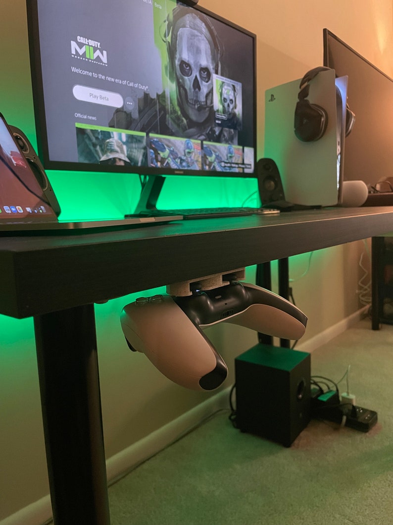 PS5/PS4 Under the Desk Controller Mount Etsy
