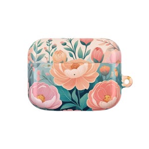 Floral AirPod Case - Cute Flower Pattern, Gift for Her, Fun Tech Accessory, Trendy Earbud Cover, Spring Gift