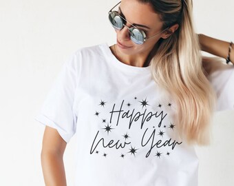 Happy New Year SVG, New Year's 2023, Christmas SVG, Digital Download, Cut File, Sublimation, Clip Art (individual svg/pdf/png files)