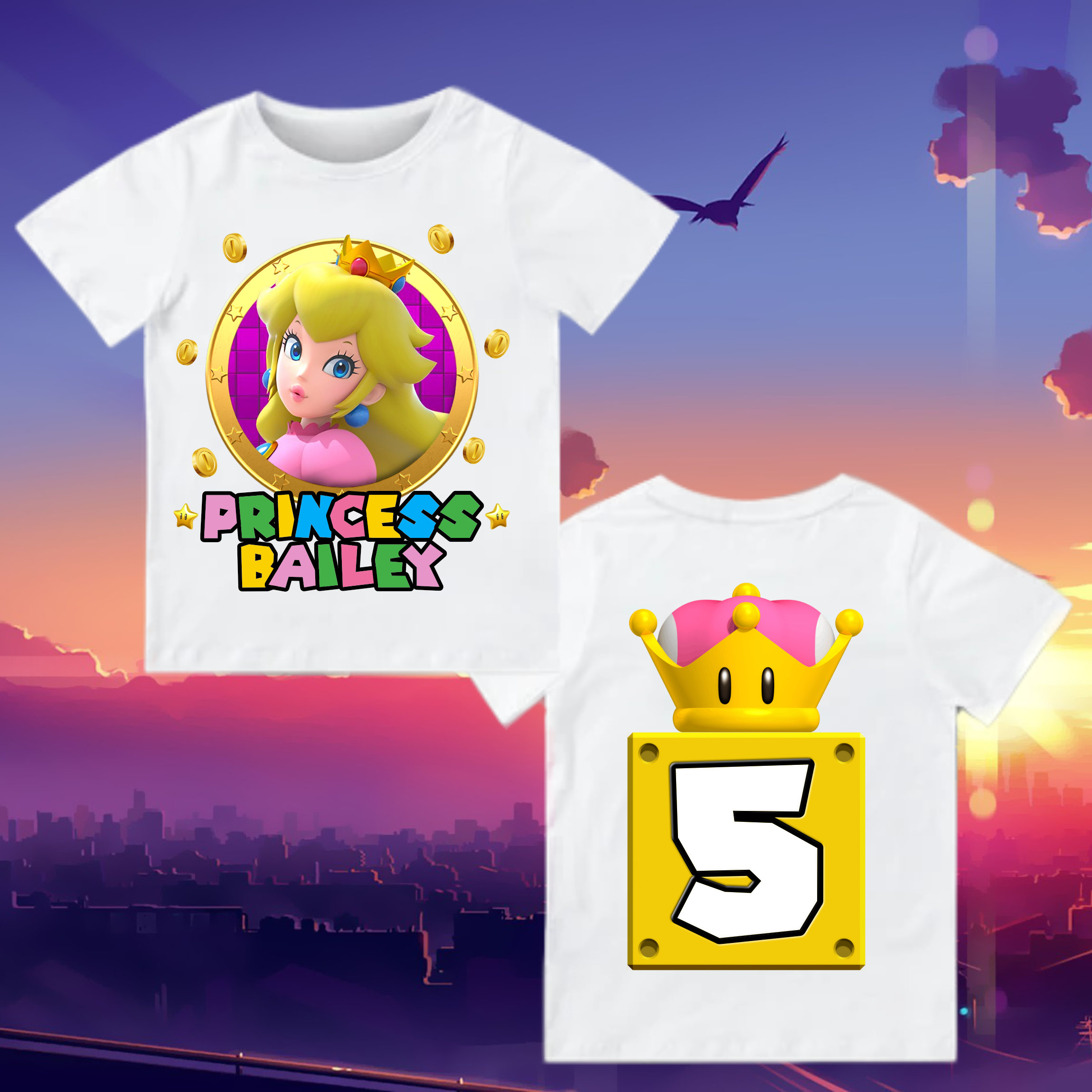 Playera princesa peach new arrivals