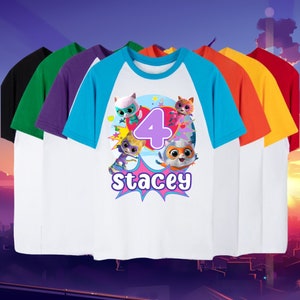 Inspired Super Kit Birthday Shirt, Super Kit Party theme, Personalized shirt kids, Gift Birthday Shirt, family tees Kit birthday girl party