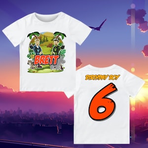 Wild kratts custom birthday shirt, kids kratts theme shirt, personalized name and age, jungle animals kratts kids tee, wild birthday boy