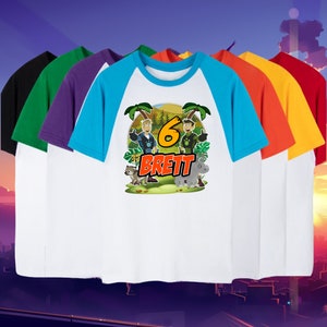Wild Friends  Birthday Shirt: Personalized Family Party Tee