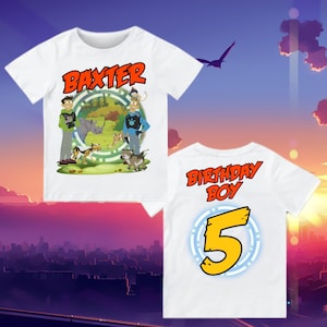 Wild Friends Birthday Shirt: Personalized Jungle Animals Kids Tee