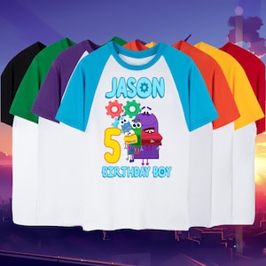 Storybots Birthday Family Shirt/Storybots Family Matching Shirt/Storybots Birthday Shirt/Storybots Cartoon Matching Birthday Party unisex