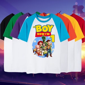 Toy Story Birthday Shirt, Birthday Boy Personalized Shirt, Birthday Family Matching Shirt, Raglan Toy Story Tee, Custom Birthday gift