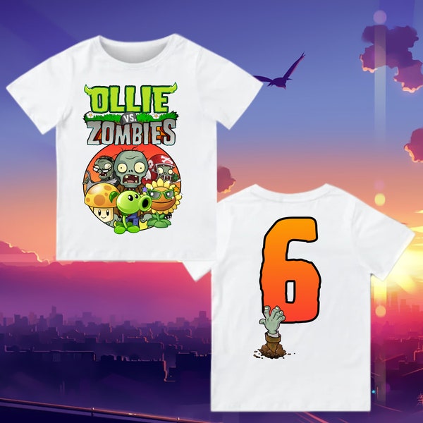 Plants Vs Zombie Birthday Boy - Etsy