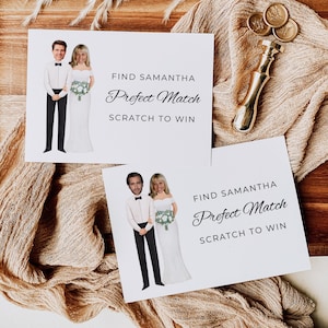 Printable Celebrity Who Has The Groom, Scratch-off Find The Groom Game, Minimalist Bridal Shower, Couples Shower, Bachelorette Party, Canva