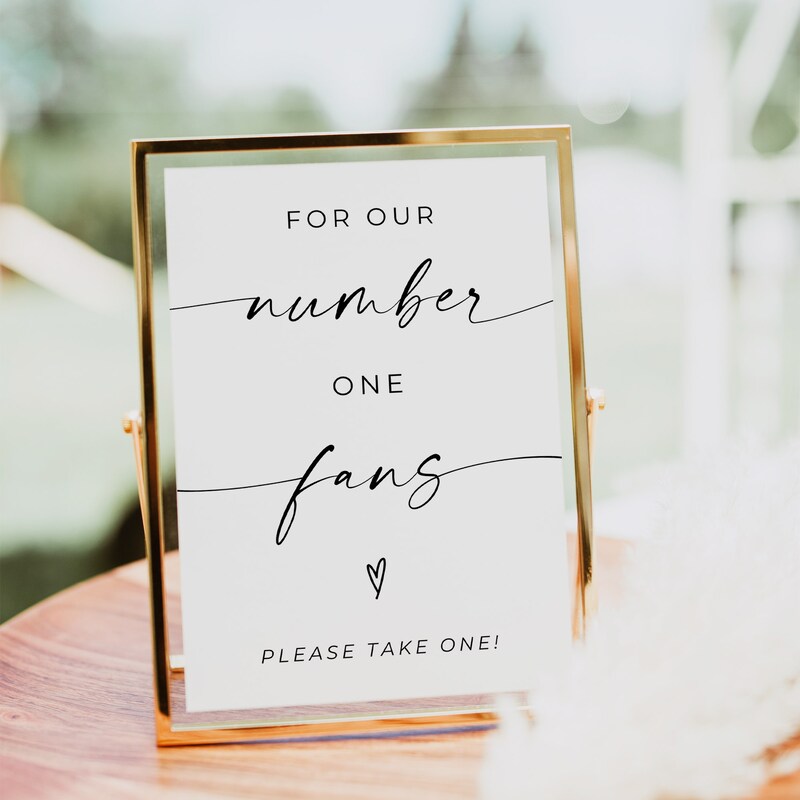 Custom Fan Sign - Etsy