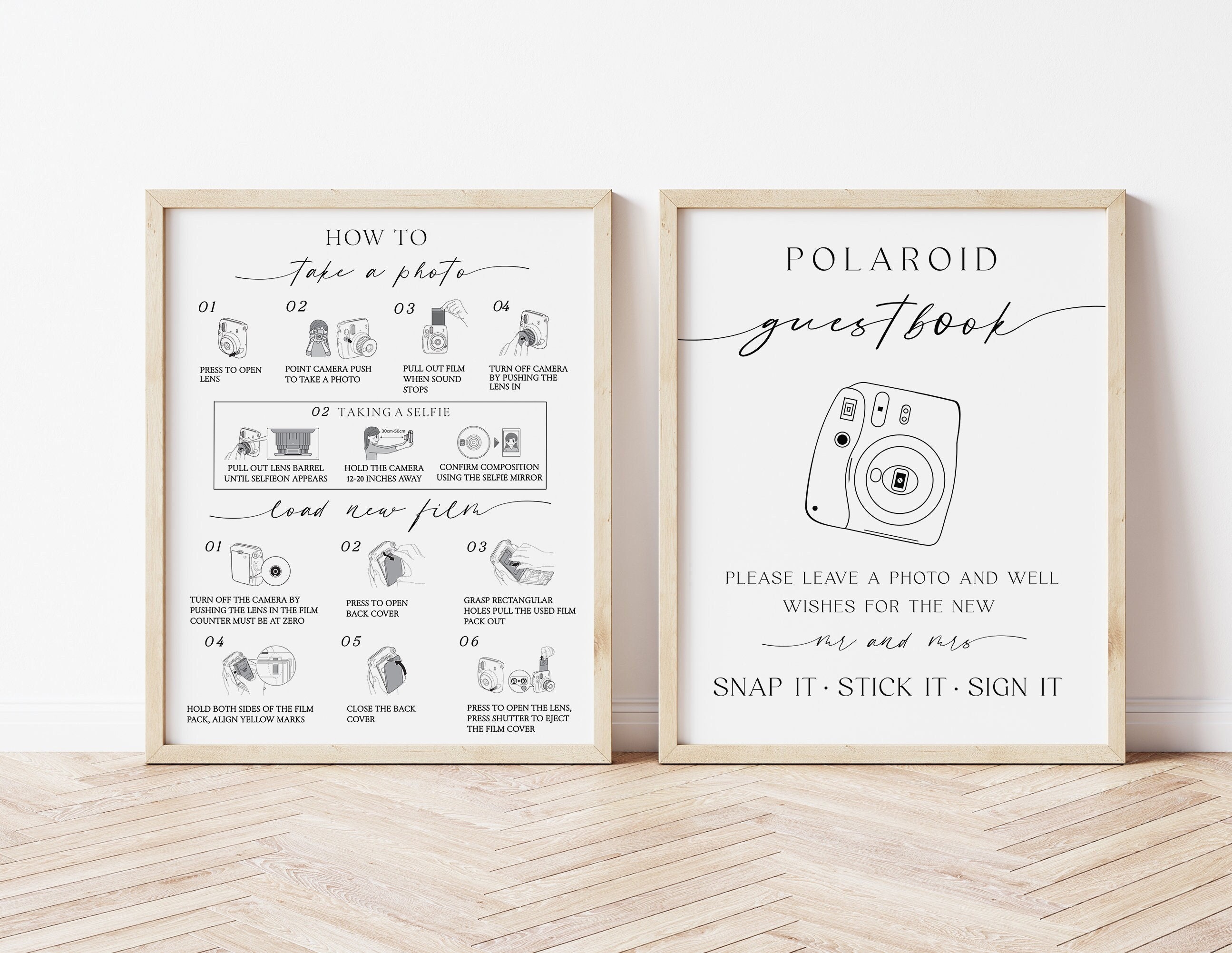 How to Set Up a Polaroid Guest Book Table at Your Wedding