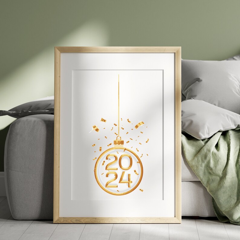 2024 SVG, 2024 Svg, Monograma Svg, año 2024 SVG, 2024 Clipart, Cortar