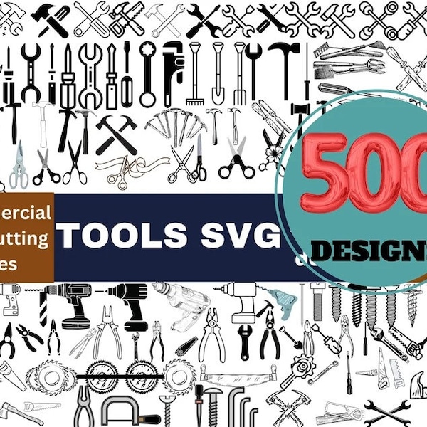 Tools Svg, Tool Svg Bundle, Mechanic Tools Png, Toolbox Svg, Wrench Svg, Hand Tool Svg, Tools Svg Cut File