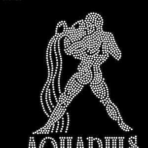 Téléchargement instantané Modèle de strass SVG pour Cricut Aquarius
