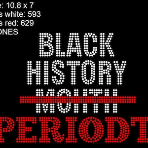 Instant Download Rhinestone Template svg plt ai dxf cdr Black History Periodt