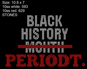 Instant Download Rhinestone Template svg plt ai dxf cdr Black History Periodt